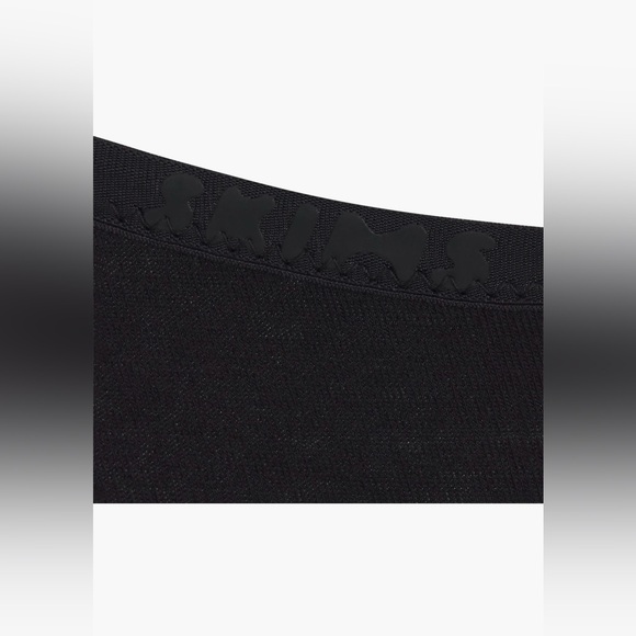 SKIMS Stretch Cotton Logo Dipped Thong - NWT - Color Soot - Size XXS - Picture 5 of 5